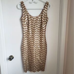 Le Chateau Sequins Mini Dress